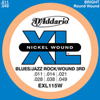 D’addario EXL115W