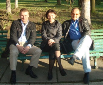 Клаус Менке (SENNHEISER), Анна Локшина (Индиго), Евгений Марков (Индиго).