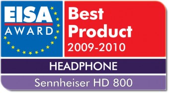 HD 800 от Sennheiser награждены премией EISA ’Европейские наушники 2009-2010’
