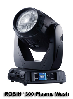 Новые световые приборы Robe на выставке Plasa 2009