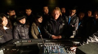 Сценический инженер Оливер Вогес был рад вновь вернуться в Шанхай с мастер-классами Live Mixing Workshop