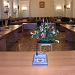 Конференционный зал Одесской мэрии.