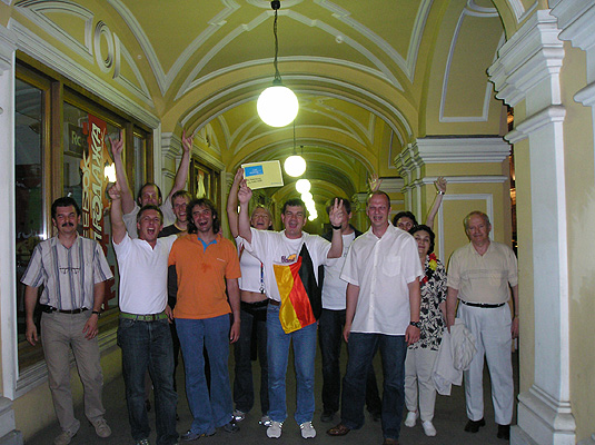 Футбольные страсти по SENNHEISERовски. Германия-Португалия 3:1.East European Meeting 2006 Санкт-Петербург.