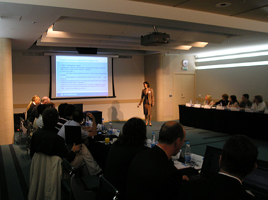 Доклад Индиго-Мьюзик на SENNHEISER East European Meeting 2006 в Санкт-Петербурге.