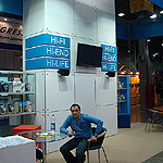 Наш стенд на выставке 'HI-FI Show 2007'..