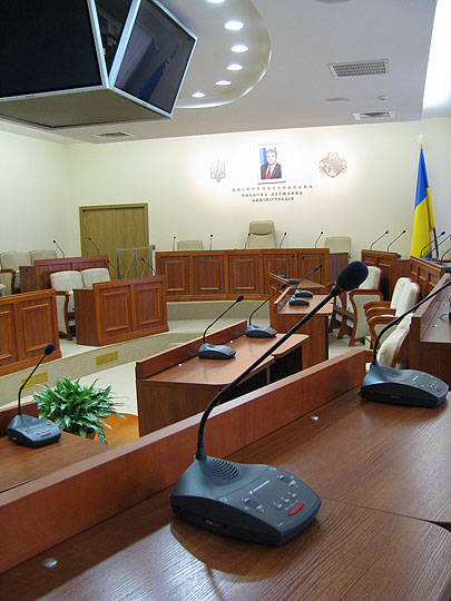 Конференционная система для Днепропетровского облсовета.
