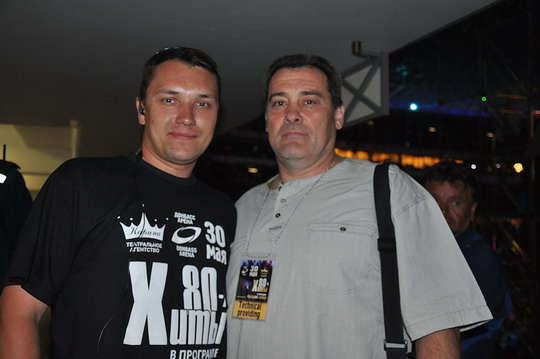 Евгений Штурмин (справа)- директор прокатного департамента Индиго-Мьюзик (Компания StormLine).