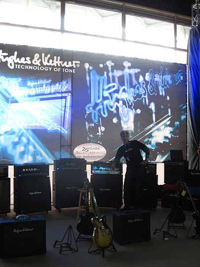 Стенд Hughes&Kettner на Музыкальной Ярмарке 2010. г. Киев.