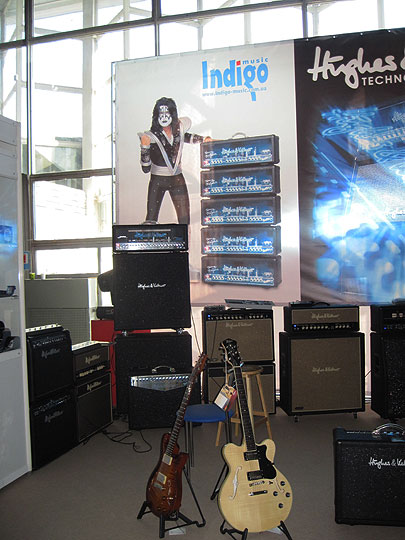 Часть стенда HUGHES&KETTNER. Муз.Ярмарка 2010.