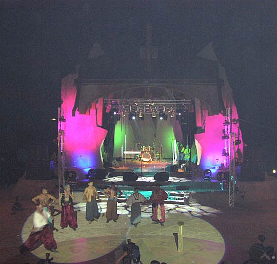 Церемония открытия.Летняя сцена.