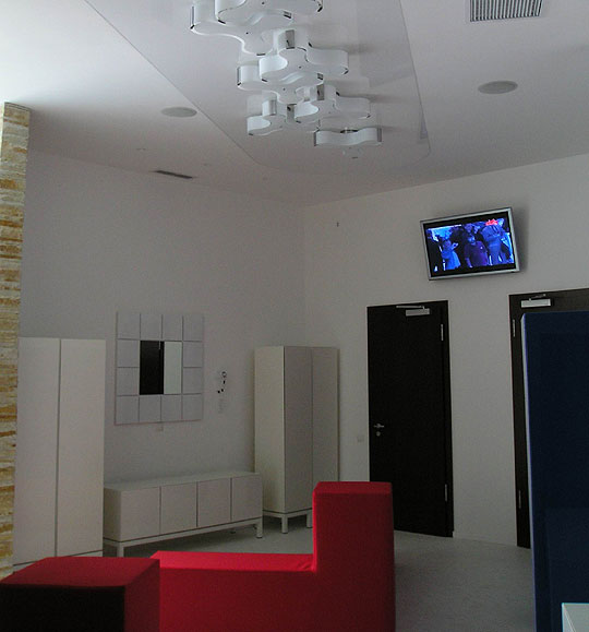 Раздевалки.