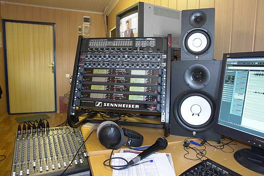 Sennheiser EM 3532-U в студии.