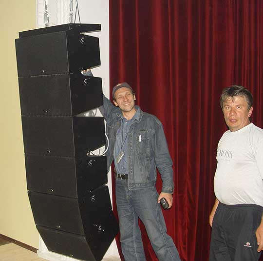 Монтаж кластера из шести VARIANT 112A.