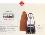 TAKTELL PICCOLO (Series 830) Model No. 834