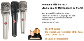 Микрофоны Neumann TLM 102 и KMS 104 plus - победители TEC awards 2010