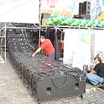 Подготовка DAS AERO 48 к работе на праздновании Дня города Харьков 2006.